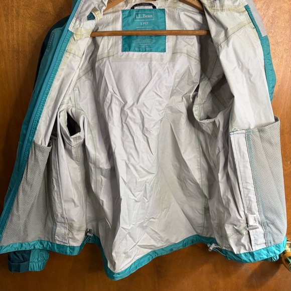 L.L. Bean Women's TEK Rain Jacket Windbreaker Raincoat Hooded Hiking Gorpcore - Picture 8 of 13